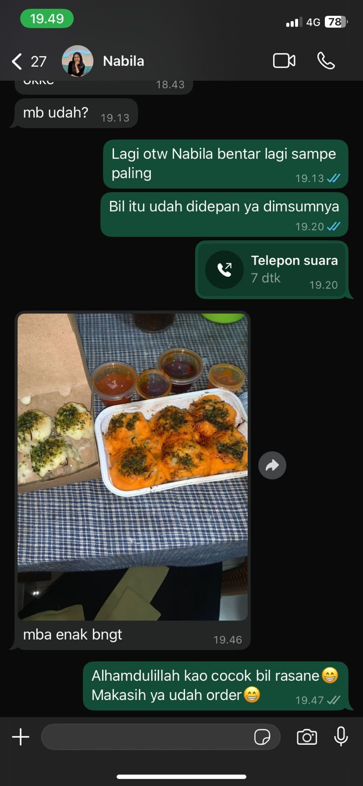 Testimoni Dimsum NUNA