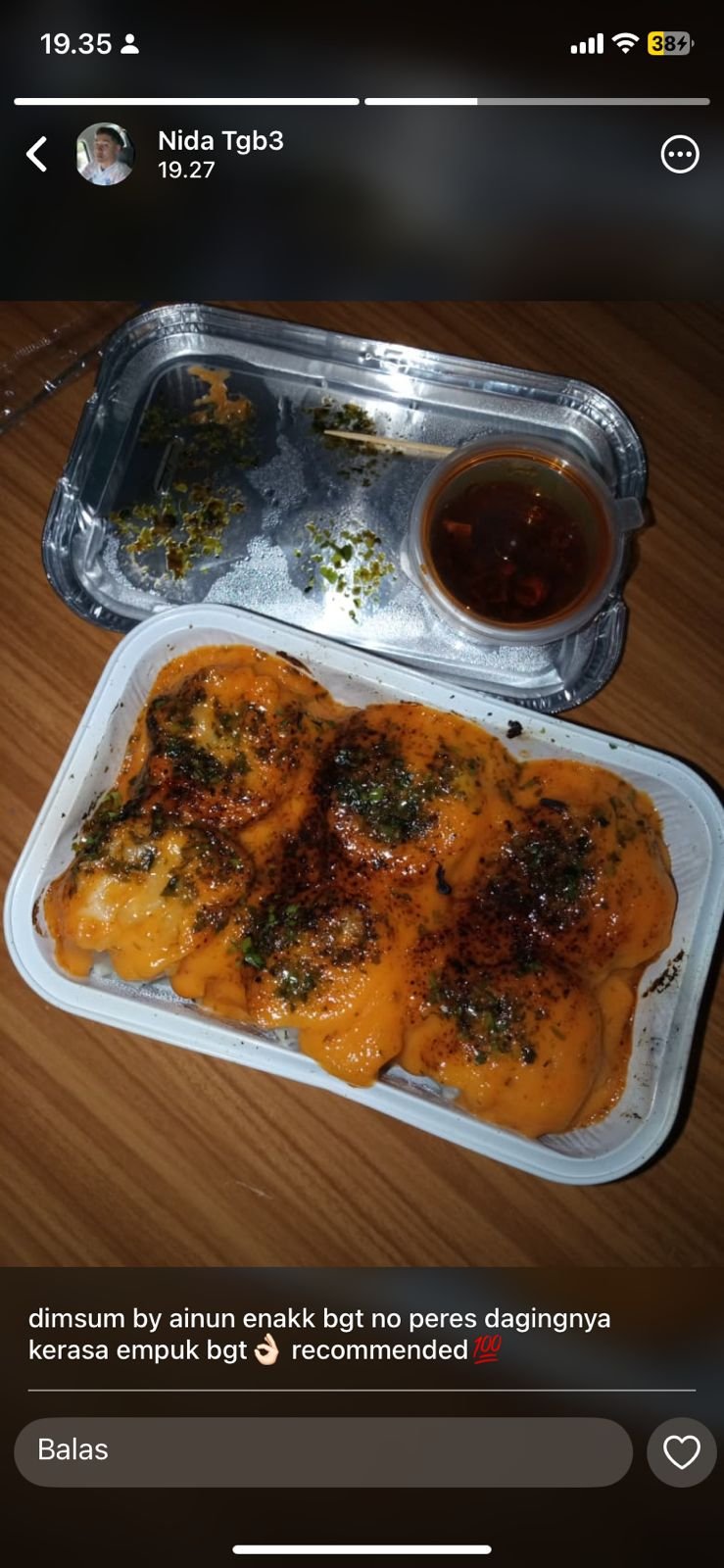 Testimoni Dimsum NUNA