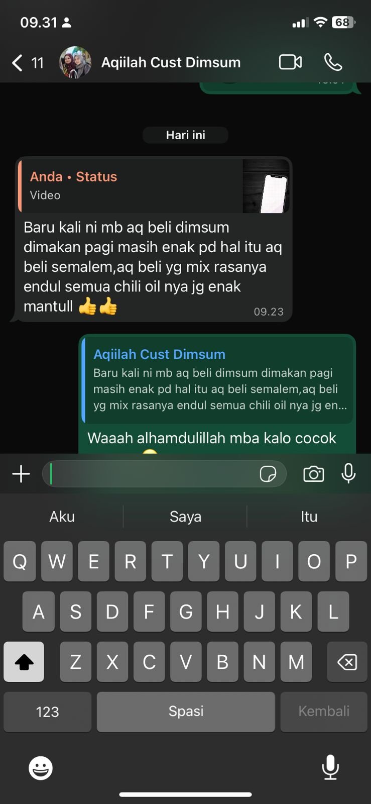 Testimoni Dimsum NUNA