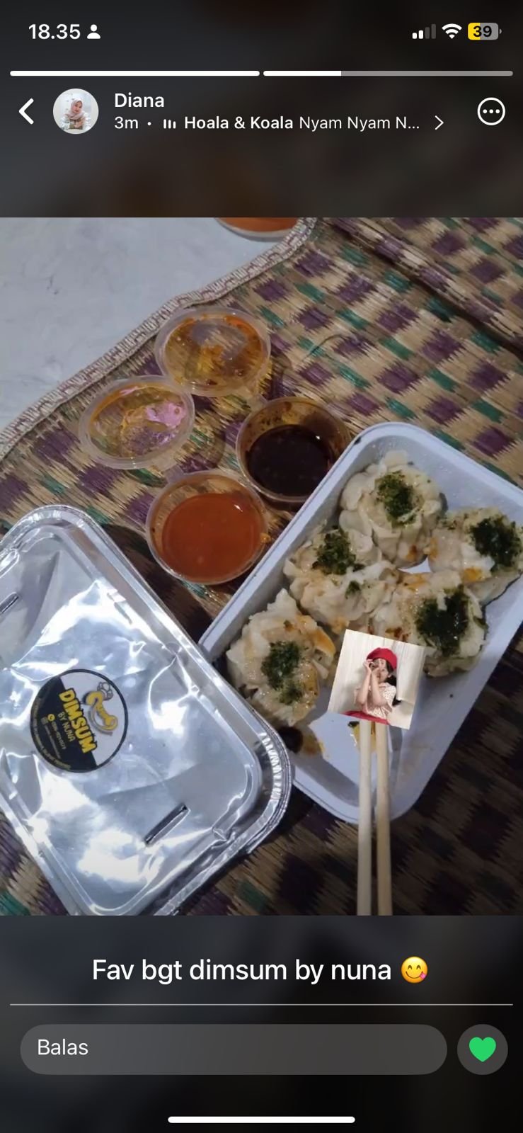 Testimoni Dimsum NUNA