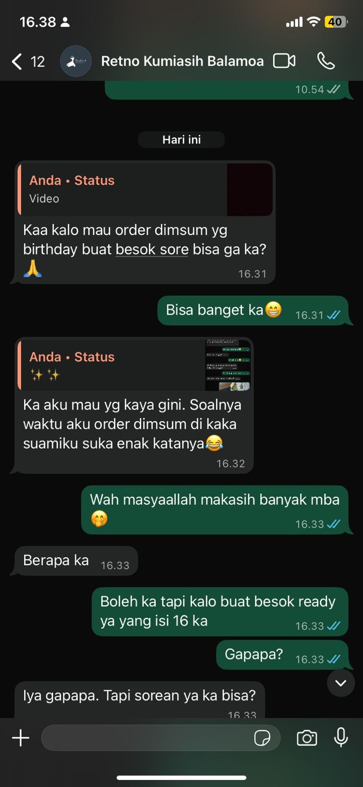 Testimoni Dimsum NUNA