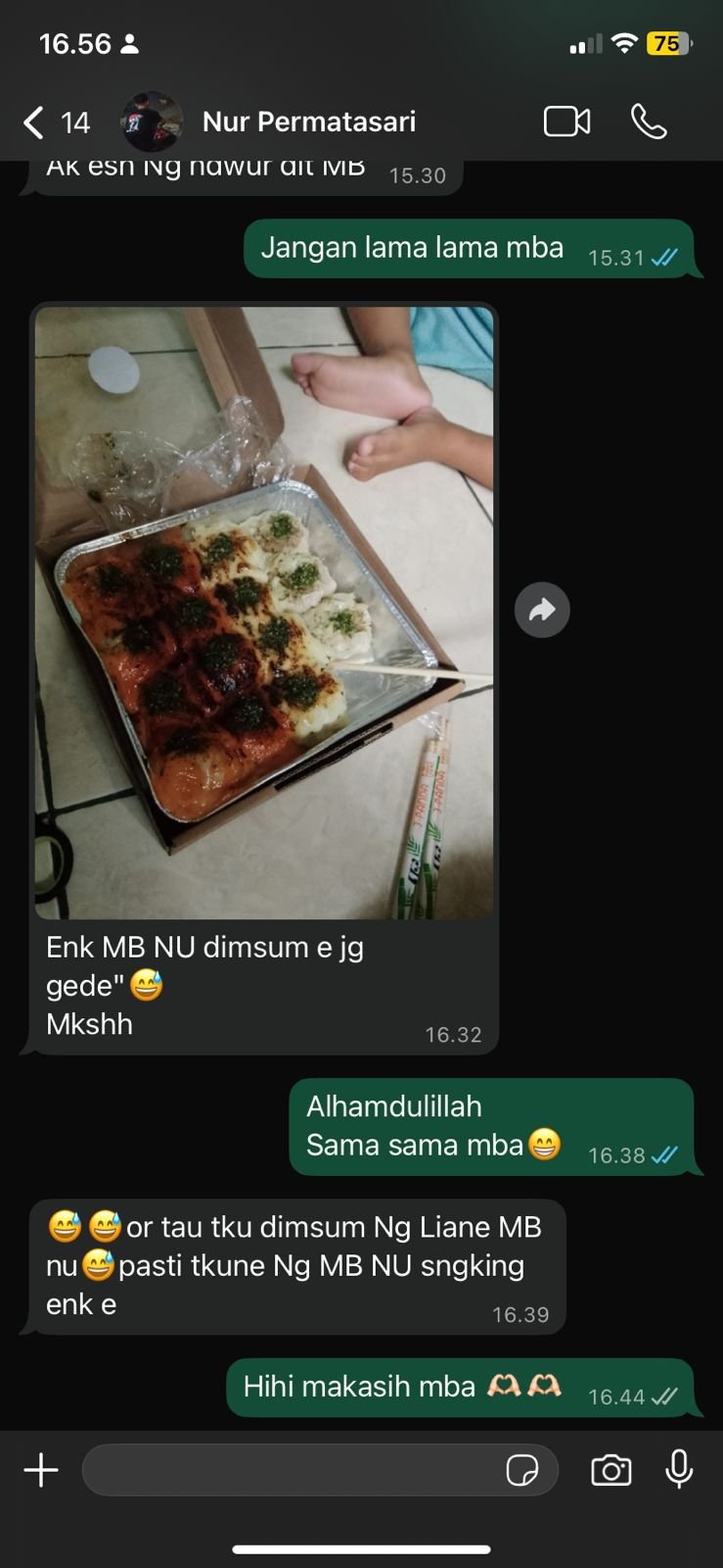 Testimoni Dimsum NUNA