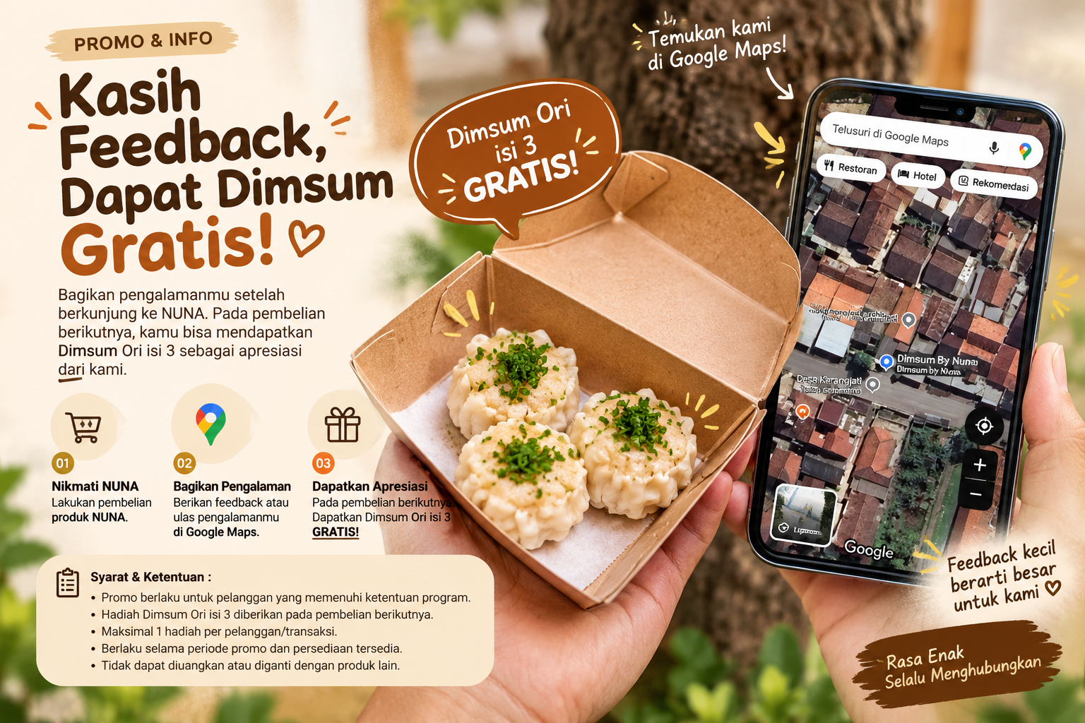 Free Dimsum Original isi 3