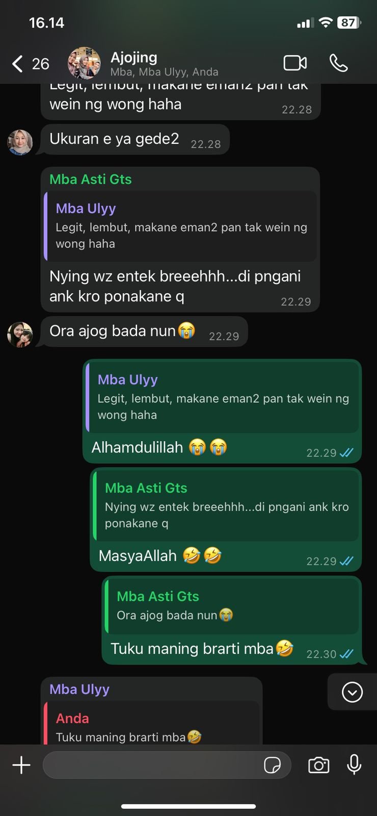 Testimoni Kue Kering