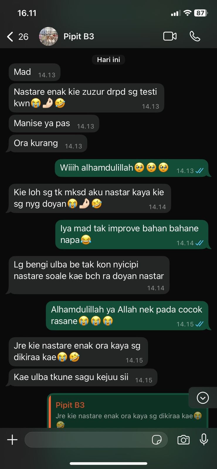 Testimoni Kue Kering